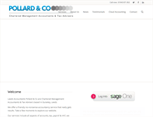 Tablet Screenshot of pollardandco.com